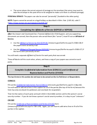 Form CHC701 Instructions - Answer to Petition to Establish Third Party Custody of a Child and Counterpetition for Custody - Minnesota, Page 26