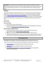 Form CHC701 Instructions - Answer to Petition to Establish Third Party Custody of a Child and Counterpetition for Custody - Minnesota, Page 28