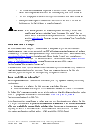 Form CHC701 Instructions - Answer to Petition to Establish Third Party Custody of a Child and Counterpetition for Custody - Minnesota, Page 4