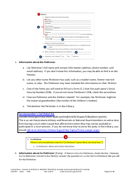 Form CHC701 Instructions - Answer to Petition to Establish Third Party Custody of a Child and Counterpetition for Custody - Minnesota, Page 8