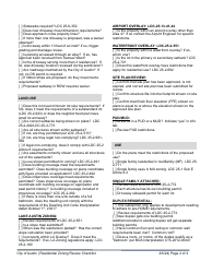 Residential Zoning Review Checklist - City of Austin, Texas, Page 2