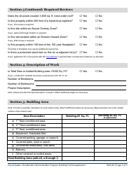 Building Permit Application - Residential Volume Builder Program - City of Austin, Texas, Page 2