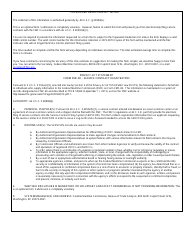 Form FMC-83 Service Contract Registration, Page 3