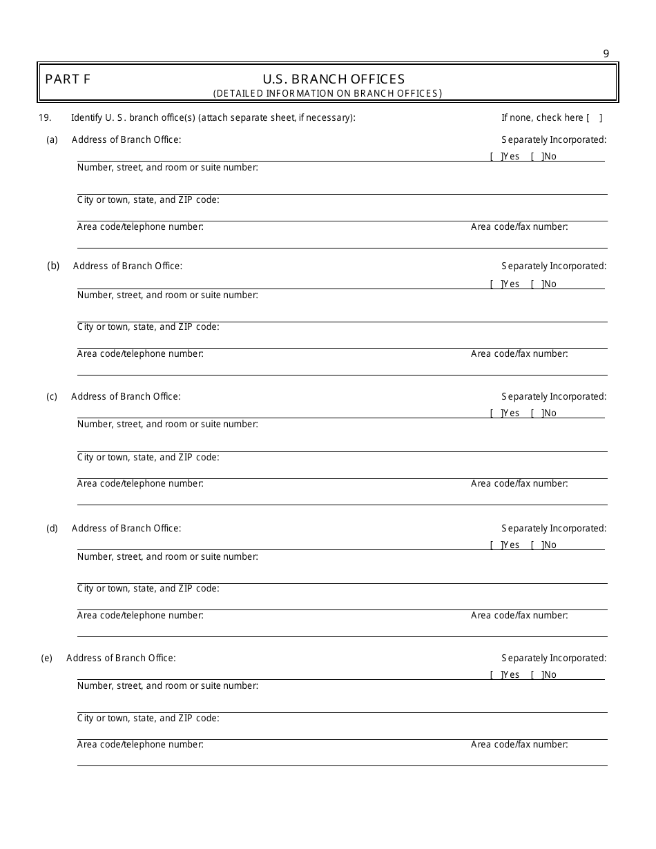 Form FMC-18 Ocean Transportation Intermediary License Application Worksheet, Page 16
