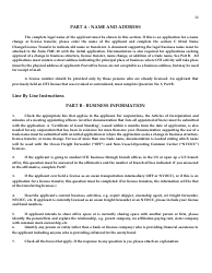 Form FMC-18 Ocean Transportation Intermediary License Application Worksheet, Page 4