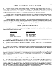 Form FMC-18 Ocean Transportation Intermediary License Application Worksheet, Page 5