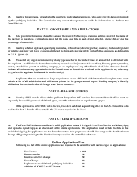 Form FMC-18 Ocean Transportation Intermediary License Application Worksheet, Page 6