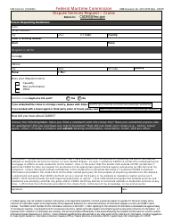 Document preview: Form FMC-32 Dispute Services Request - Cruise