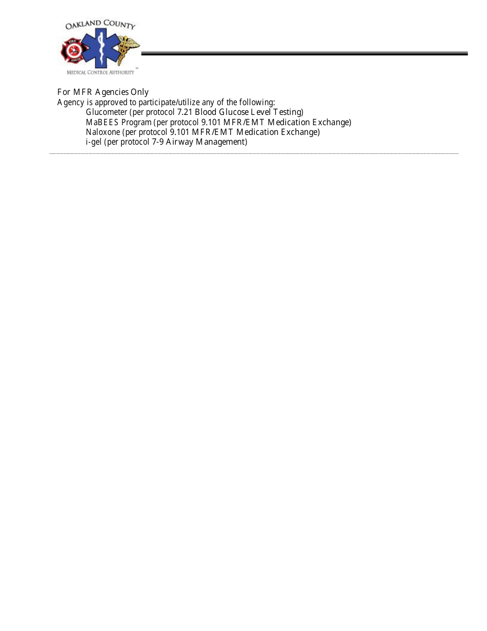 Life Support Agency Letter of Compliance - Oakland County, Michigan, Page 3