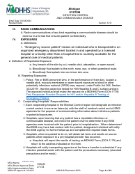 Infection Control and Communicable Disease - Oakland County, Michigan, Page 4