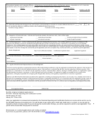 Commercial Permit Application for the Sale or Distribution of Restricted Use Pesticides - New York, Page 2