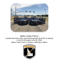 Leadership Education and Development (Ilead) Academy Application - Idaho