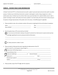 Form NMO7031 Combined Patient Liability and Trust Form - Nevada, Page 3