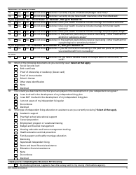 Form DCF-F-2829 National Youth in Transition Database (Nytd) Survey for Wisconsin Youth Age 19 - Wisconsin, Page 5