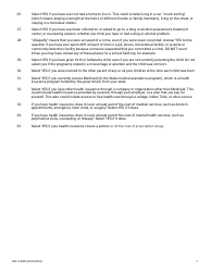 Form DCF-F-2829 National Youth in Transition Database (Nytd) Survey for Wisconsin Youth Age 19 - Wisconsin, Page 7