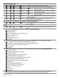 Form DCF-F-2574 National Youth in Transition Database (Nytd) Survey for Wisconsin Youth Age 17 - Wisconsin, Page 5