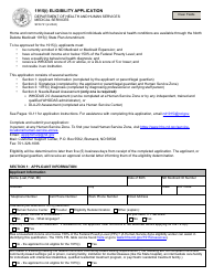 Document preview: Form SFN741 1915(I) Eligibility Application - North Dakota