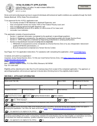 Form SFN741 1915(I) Eligibility Application - North Dakota