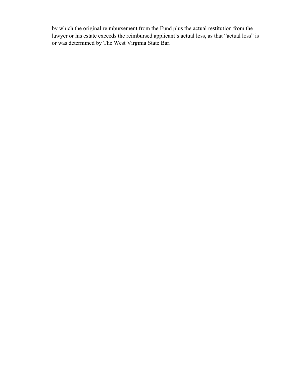 Application for Relief From the Lawyers Fund for Client Protection - West Virginia, Page 9
