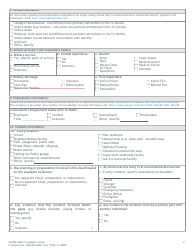 Suicide Death Investigation Form - Michigan, Page 2