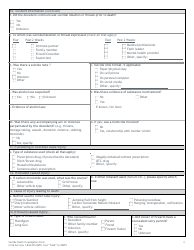 Suicide Death Investigation Form - Michigan, Page 3