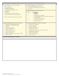 Suicide Death Investigation Form - Michigan, Page 7