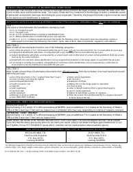Form DCH-0569-NO MX Application for Apostilled/Authenticated Statement of No Marriage in Michigan - Michigan, Page 2