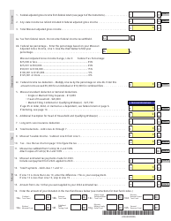 Form MO-1040A Individual Income Tax Return - Single/Married (One Income) - Missouri, Page 2