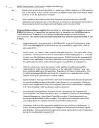 Student Application Checklist - Private School Choice Programs - Wisconsin, Page 2