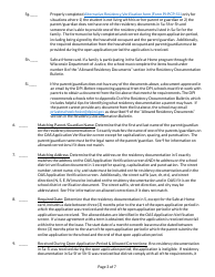 Student Application Checklist - Private School Choice Programs - Wisconsin, Page 3