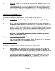 Student Application Checklist - Private School Choice Programs - Wisconsin, Page 7