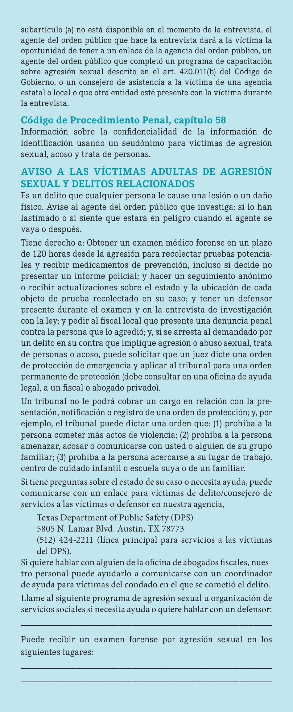 Formulario VESS-23S Derechos Adicionales De Agresion Sexual, Abuso Indecente, Acoso O Trata De Personas E Informacion De Blue Card - Texas (Spanish), Page 3