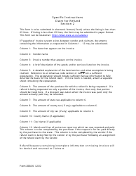 Form 2004-6 Arkansas State and Local Sales/Use Taxes Claim for Refund - Arkansas, Page 3