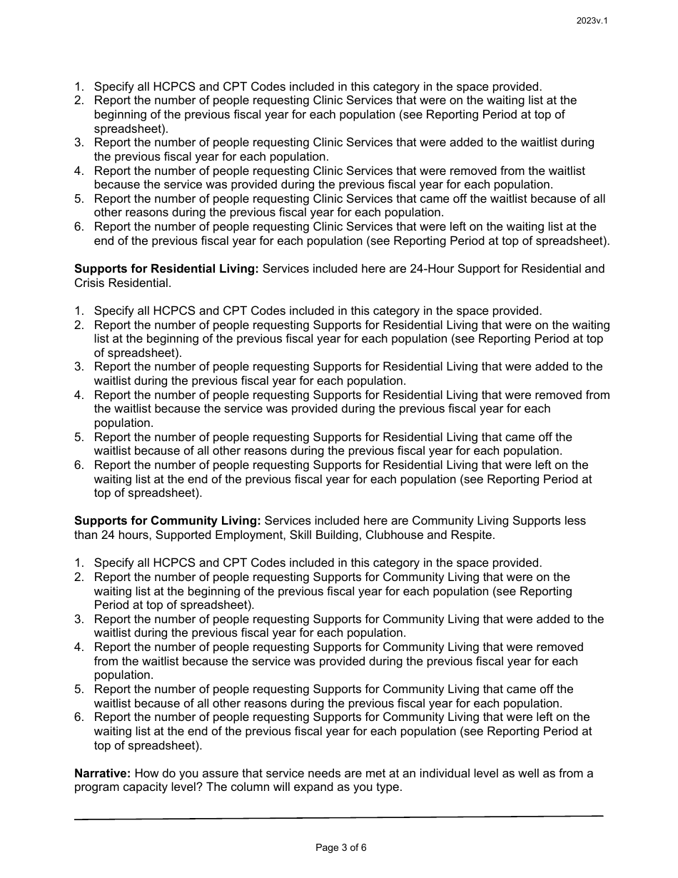 Annual Submission Requirement Instructions - Michigan, Page 3