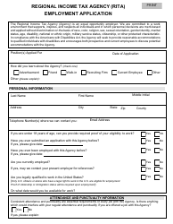 Employment Application - Ohio