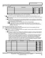 Form APP-110 Respondent&#039;s Notice Designating Record on Appeal - Limited Civil Case - California, Page 3