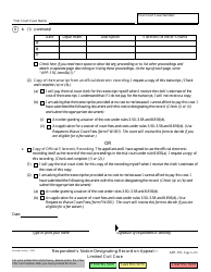 Form APP-110 Respondent&#039;s Notice Designating Record on Appeal - Limited Civil Case - California, Page 5
