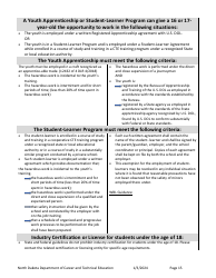 Work-Based Learning Guidance - North Dakota, Page 15