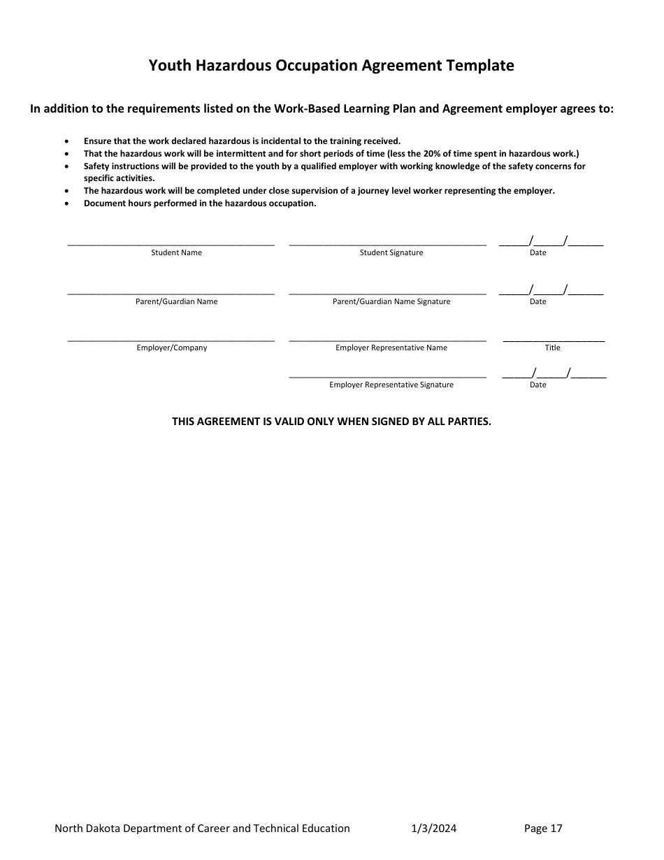 Work-Based Learning Guidance - North Dakota, Page 17