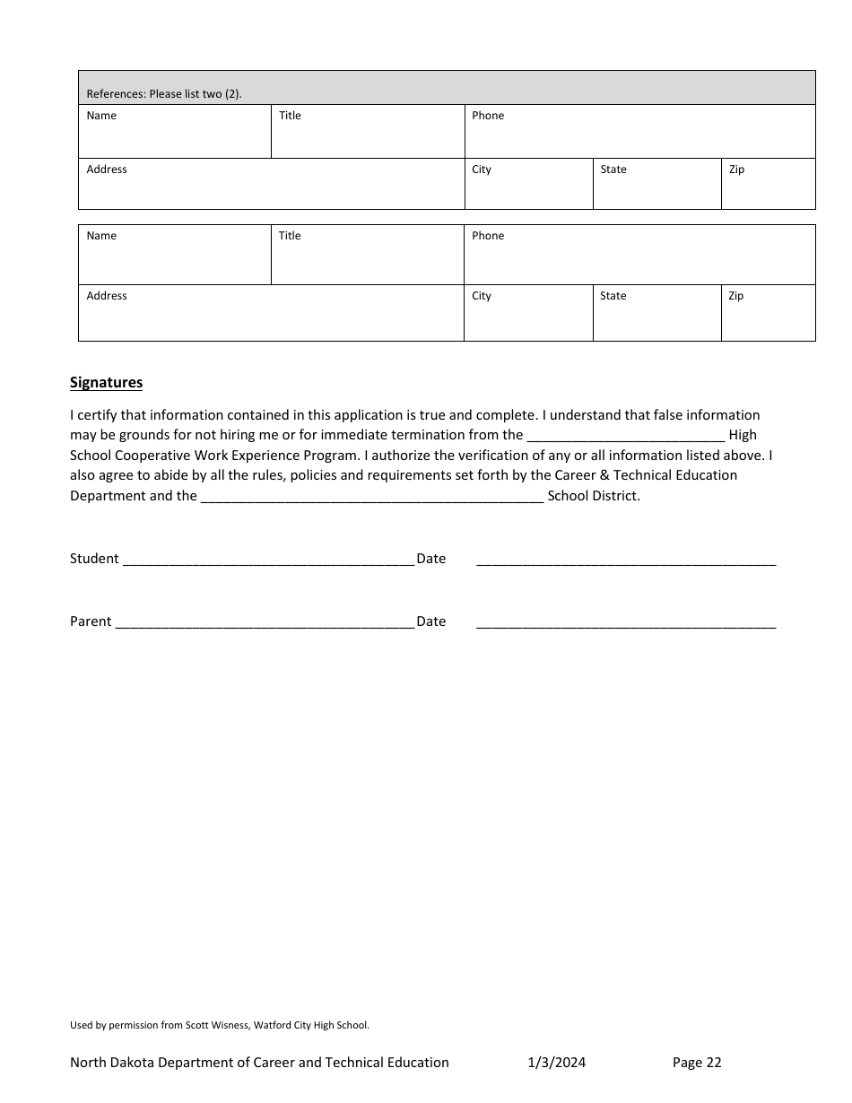 Work-Based Learning Guidance - North Dakota, Page 22