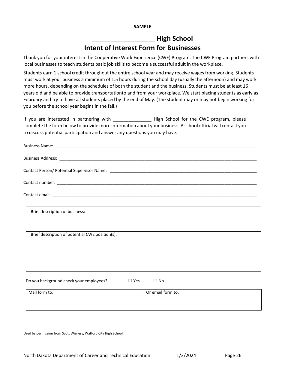 Work-Based Learning Guidance - North Dakota, Page 26