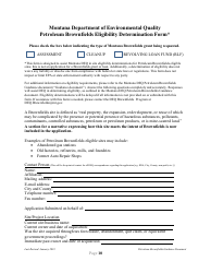 Petroleum Brownfields Guidance - Montana, Page 10