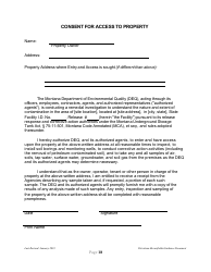 Petroleum Brownfields Guidance - Montana, Page 18