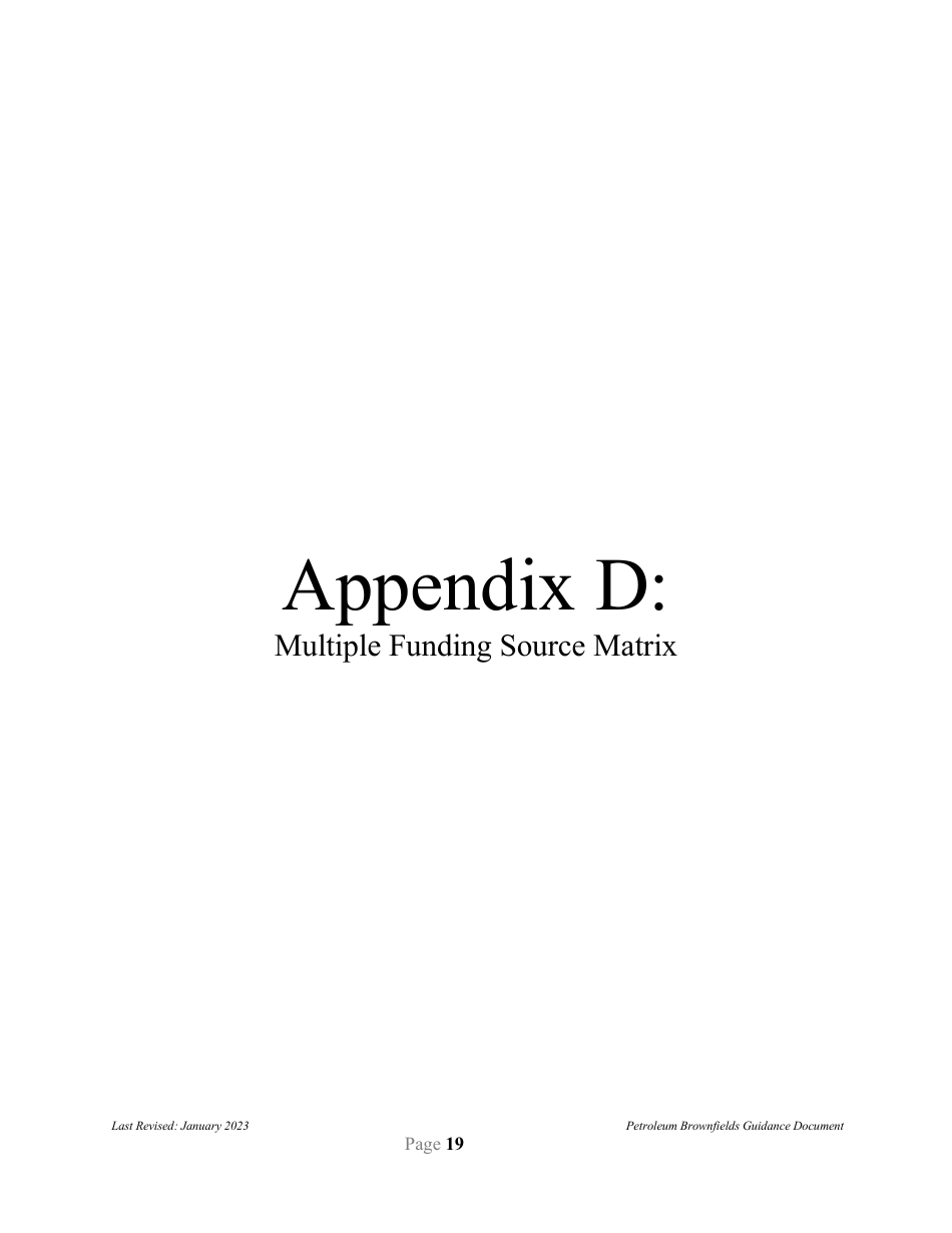 Petroleum Brownfields Guidance - Montana, Page 19