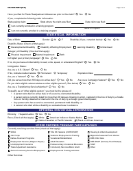 Form TAA-1065A Notice of Potential Trade Adjustment Assistance (Taa) Eligibility and Application - Arizona, Page 3