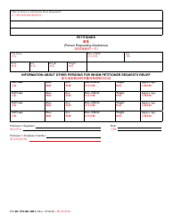 Form CC-DC-PO-001ABLC Addendum to Petition for Peace Order - Maryland (English/Chinese), Page 2