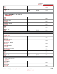 Form CC-DR-031BLC Financial Statement - Maryland (English/Chinese), Page 4