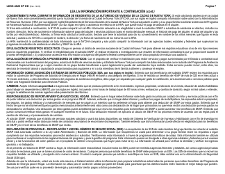 Form LDSS-4826 DD Solicitud/Revalidacion Para El Programa De Asistencia Nutricional Suplementaria (Snap) - New York, Page 8