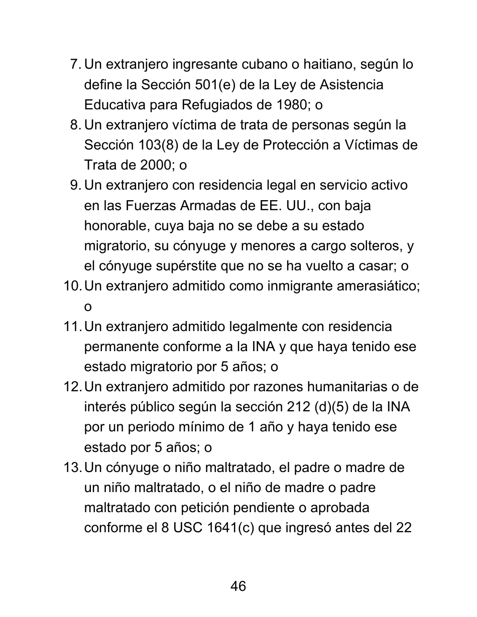 Instrucciones para Formulario LDSS-4826 LP Solicitud / Revalidacion Para El Programa De Asistencia Nutricional Suplementaria (Snap) - Letra Grande - New York (Spanish), Page 46