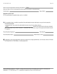 Form GCI-1040A Consent to Share Early Intervention Records and Information - Arizona, Page 2